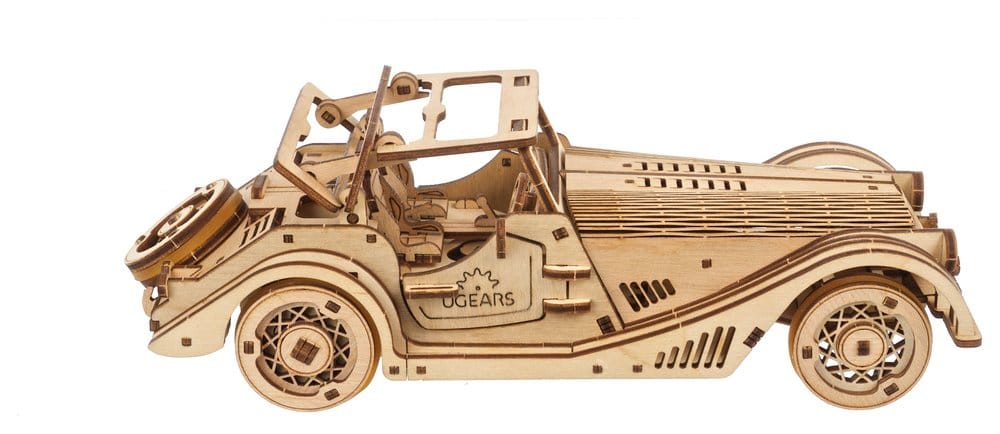 Ugears Puzzle de madera 3D Deportivo Ratón Veloz