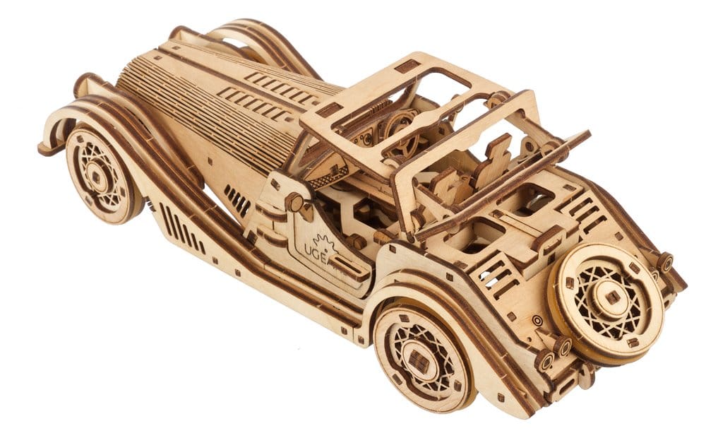 Ugears Puzzle de madera 3D Deportivo Ratón Veloz