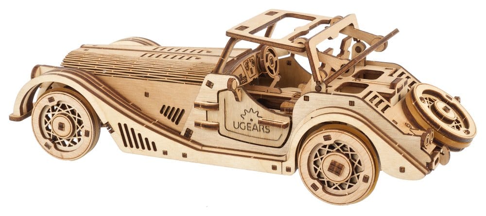 Ugears Puzzle de madera 3D Deportivo Ratón Veloz