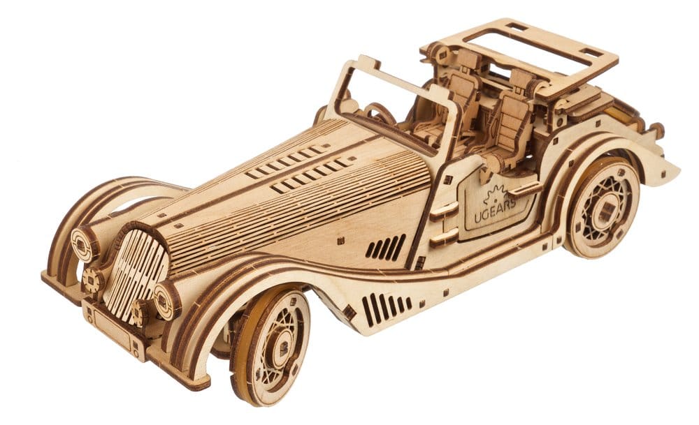 Ugears Puzzle de madera 3D Deportivo Ratón Veloz