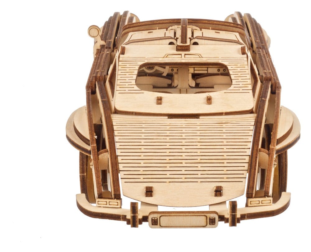 Ugears Puzzle de madera 3D Cupé Deportivo con Puertas de Ala de Gaviota