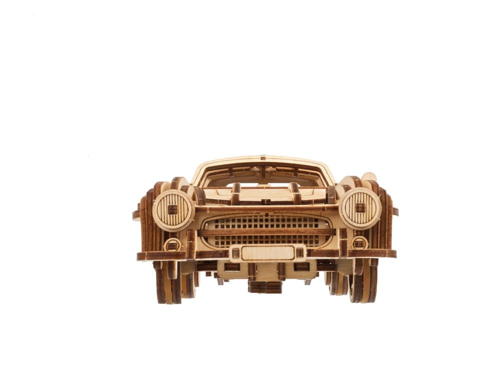 Ugears Puzzle de madera 3D Cupé Deportivo con Puertas de Ala de Gaviota