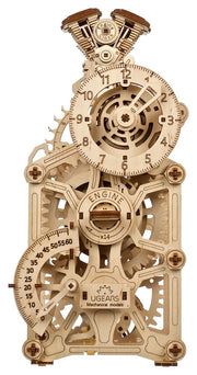 Ugears Puzzle de madera 3D Reloj de Motor