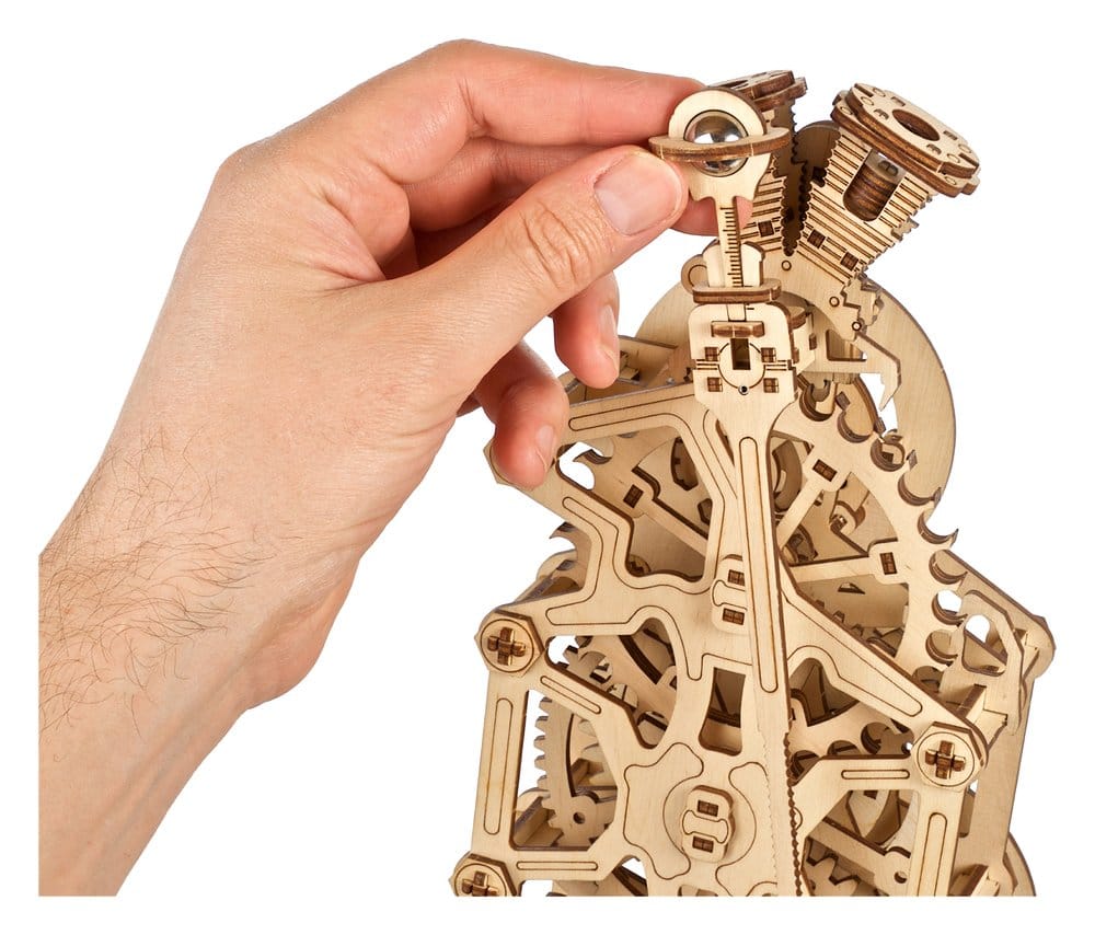 Ugears Puzzle de madera 3D Reloj de Motor