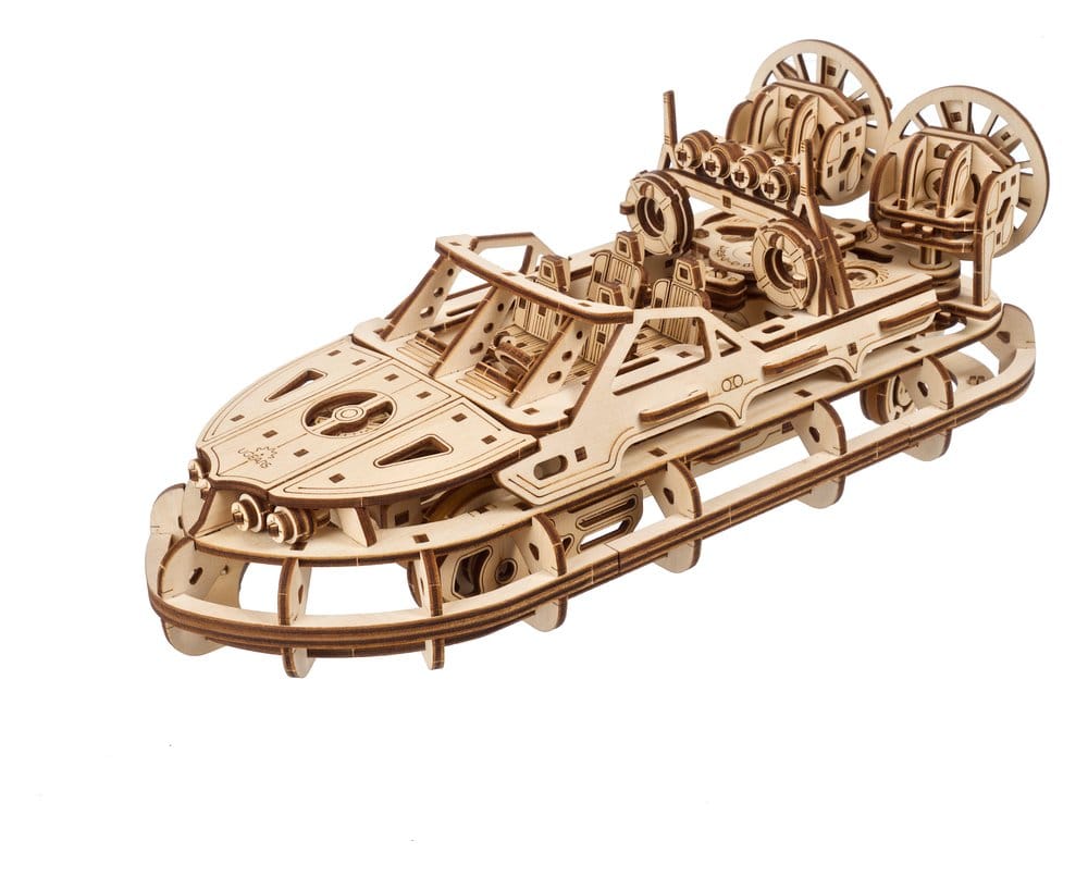 Ugears Puzzle de madera 3D Aerodeslizador de Rescate