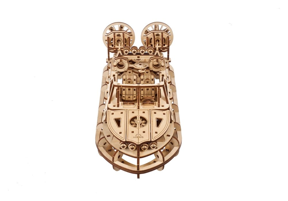 Ugears Puzzle de madera 3D Aerodeslizador de Rescate