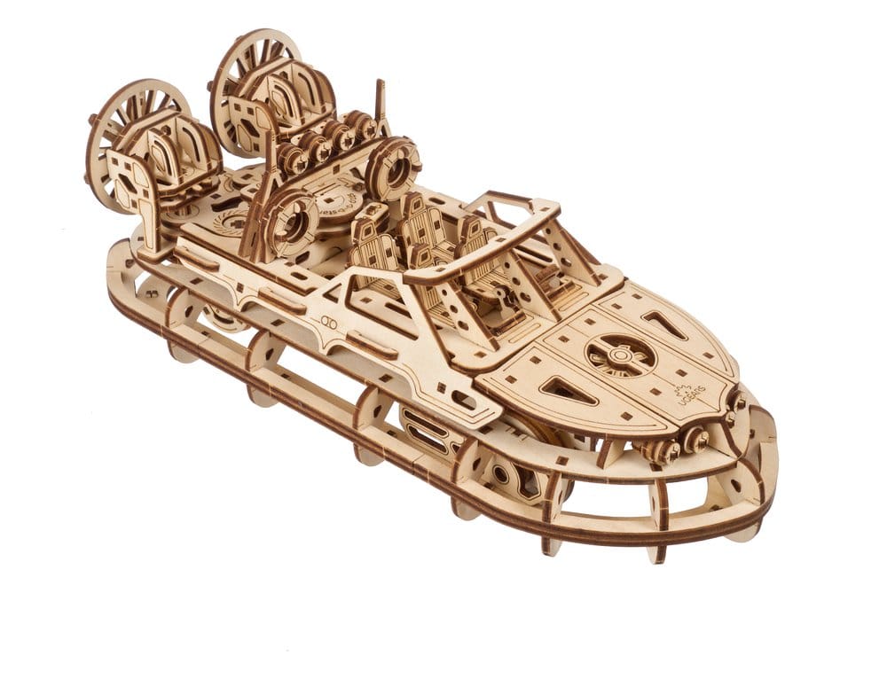 Ugears Puzzle de madera 3D Aerodeslizador de Rescate