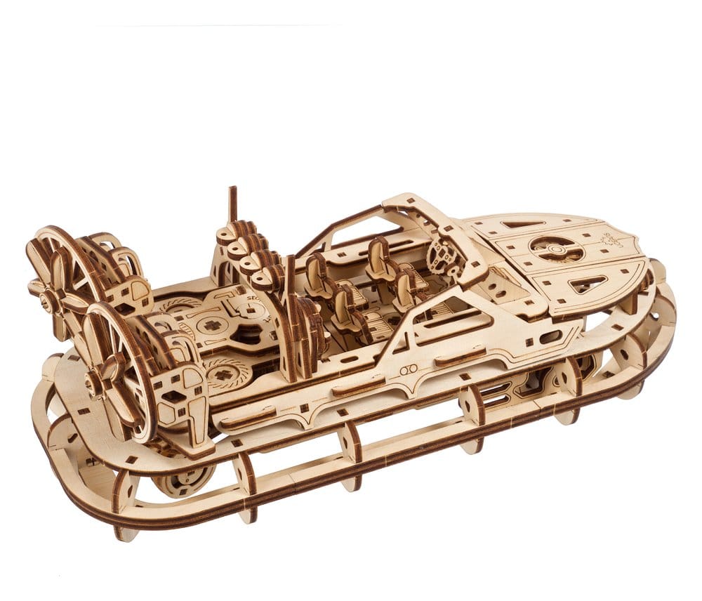 Ugears Puzzle de madera 3D Aerodeslizador de Rescate
