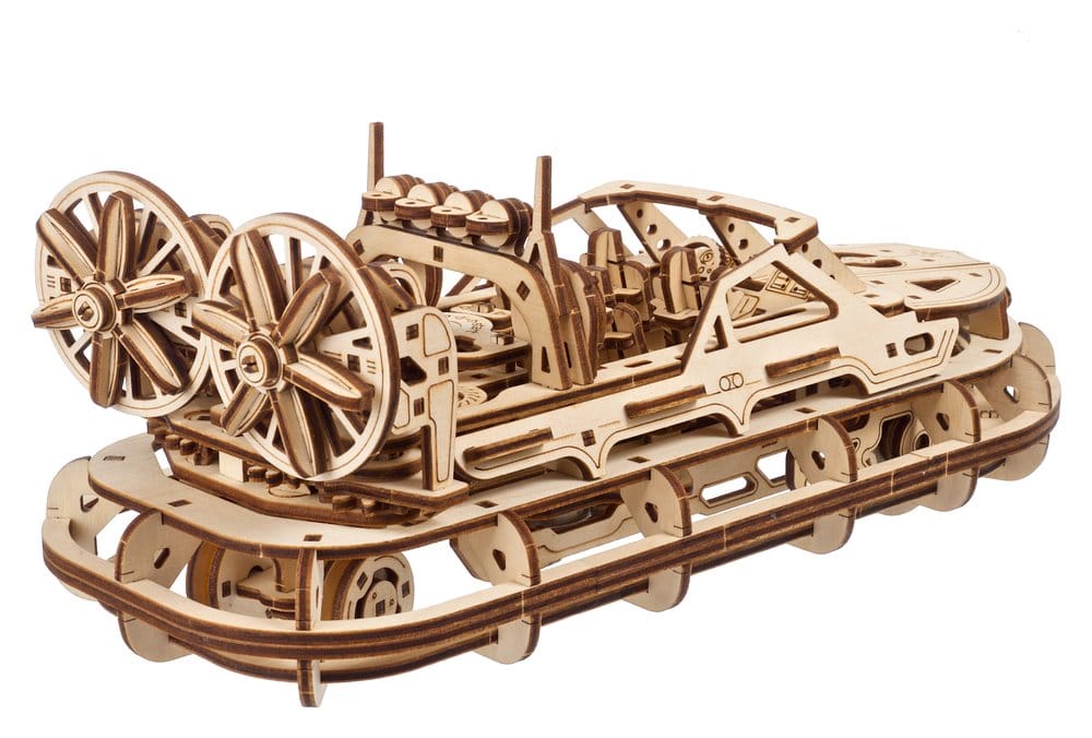 Ugears Puzzle de madera 3D Aerodeslizador de Rescate