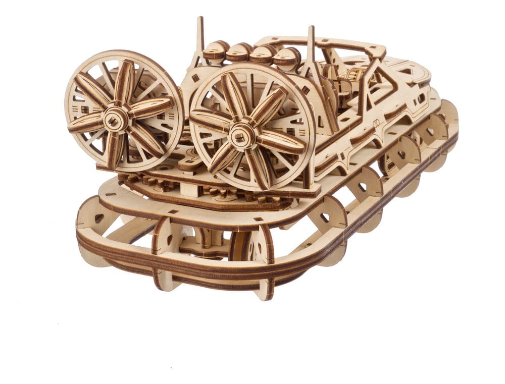 Ugears Puzzle de madera 3D Aerodeslizador de Rescate