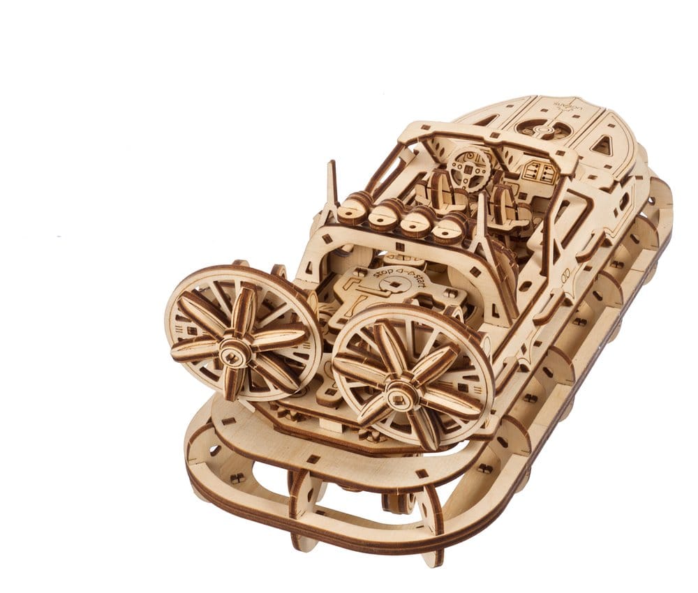 Ugears Puzzle de madera 3D Aerodeslizador de Rescate