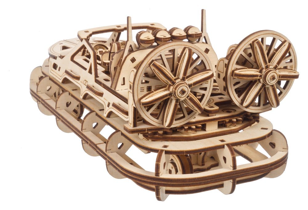 Ugears Puzzle de madera 3D Aerodeslizador de Rescate