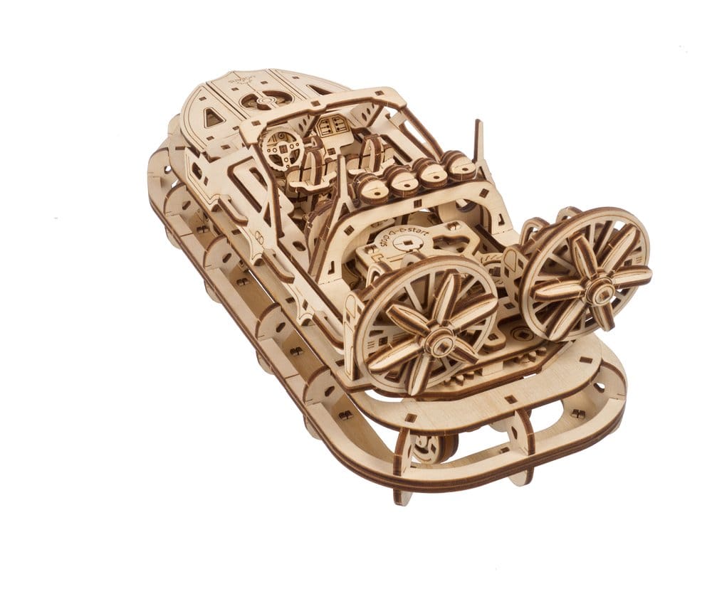 Ugears Puzzle de madera 3D Aerodeslizador de Rescate