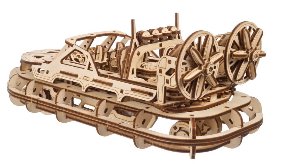 Ugears Puzzle de madera 3D Aerodeslizador de Rescate