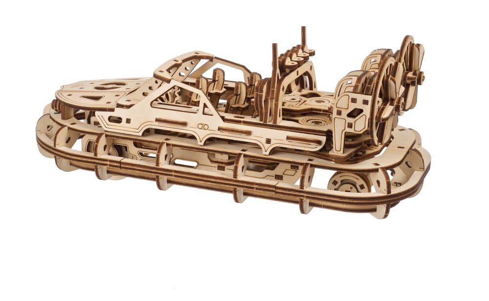 Ugears Puzzle de madera 3D Aerodeslizador de Rescate