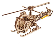 Ugears Puzzle de madera 3D Mini Helicóptero