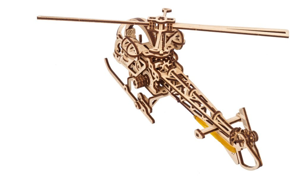 Ugears Puzzle de madera 3D Mini Helicóptero