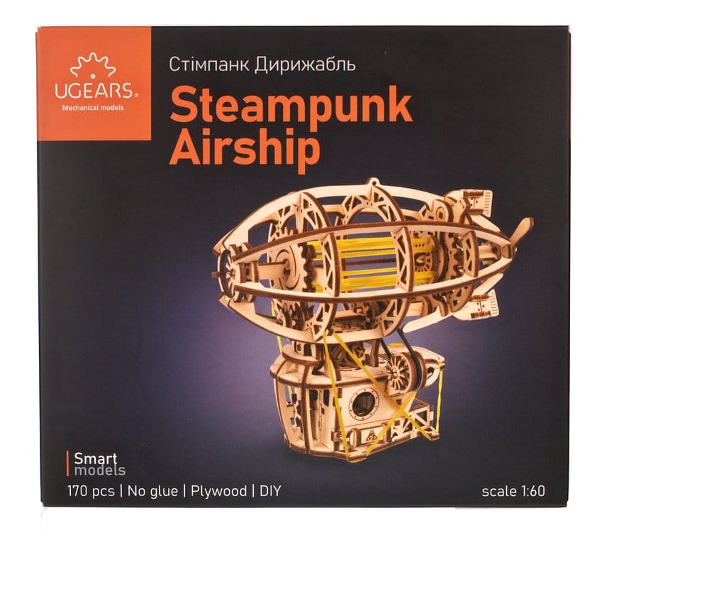 Ugears Puzzle de madera 3D Dirigible Steampunk