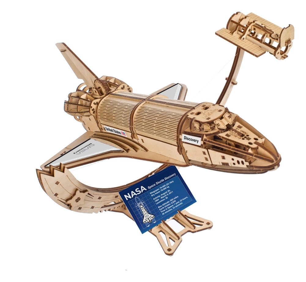 NASA Puzzle de madera 3D Space Shuttle Discovery