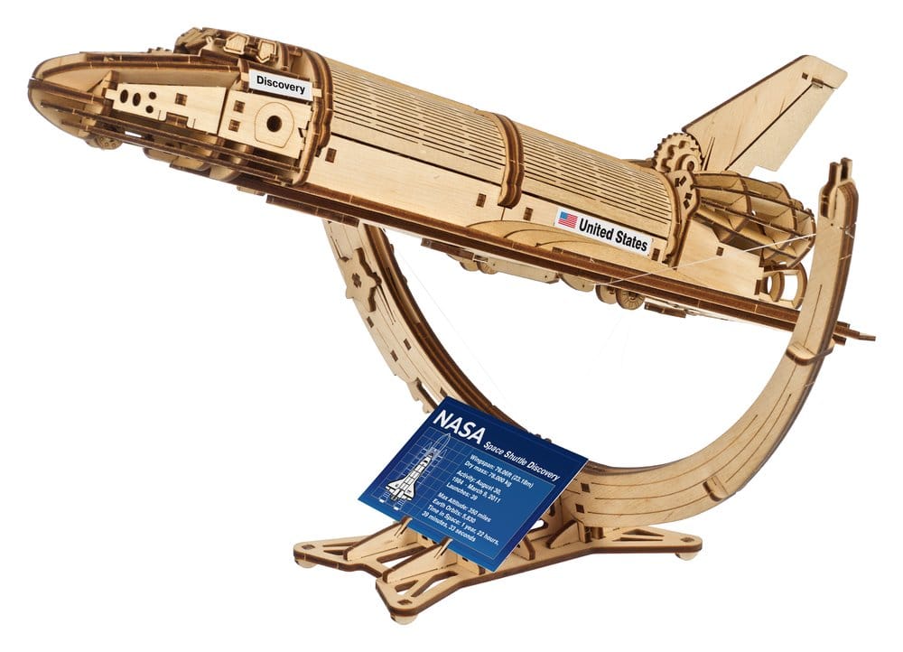 NASA Puzzle de madera 3D Space Shuttle Discovery