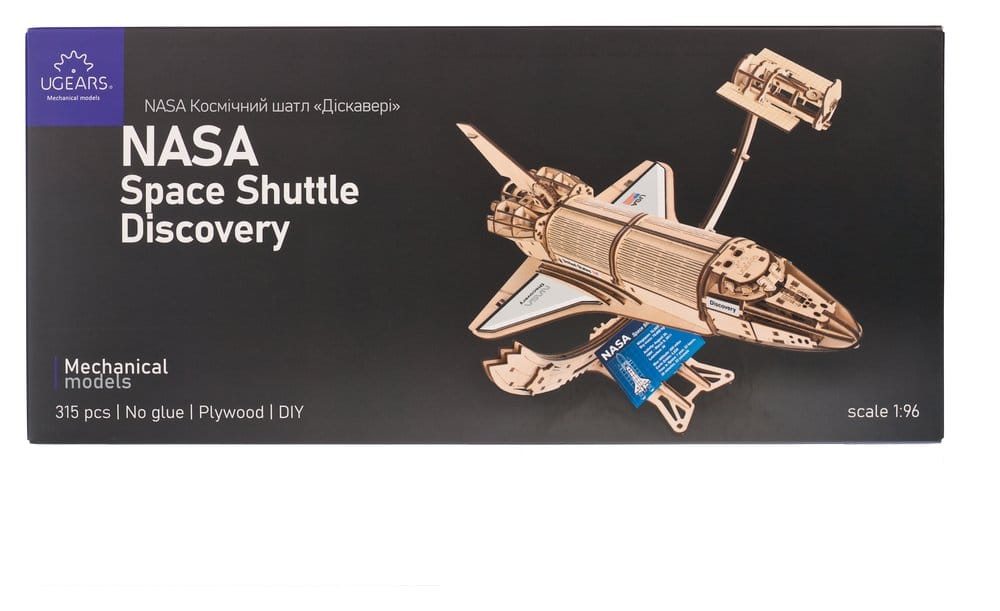 NASA Puzzle de madera 3D Space Shuttle Discovery