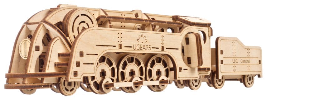 Ugears Puzzle de madera 3D Mini Locomotora