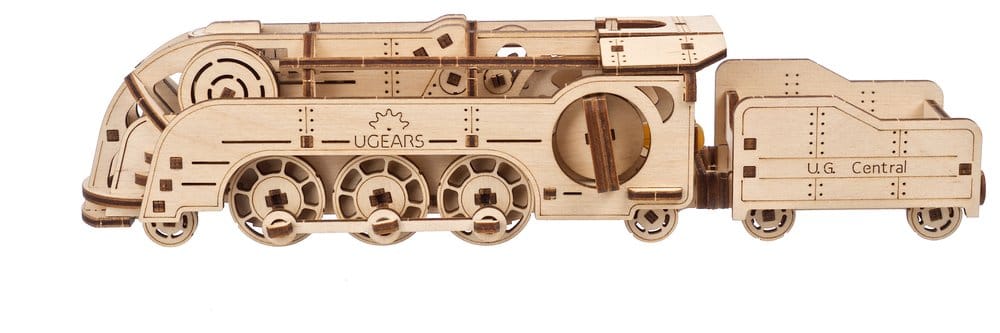 Ugears Puzzle de madera 3D Mini Locomotora
