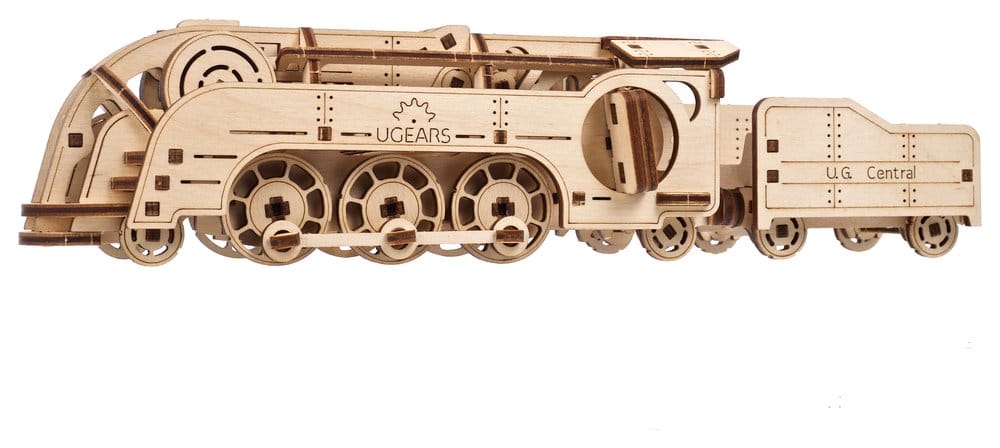 Ugears Puzzle de madera 3D Mini Locomotora