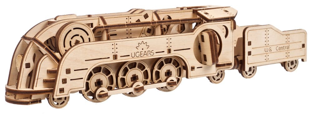 Ugears Puzzle de madera 3D Mini Locomotora