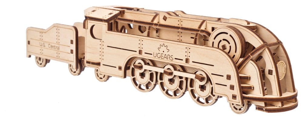 Ugears Puzzle de madera 3D Mini Locomotora