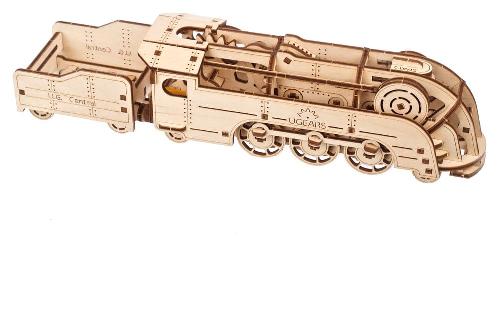 Ugears Puzzle de madera 3D Mini Locomotora