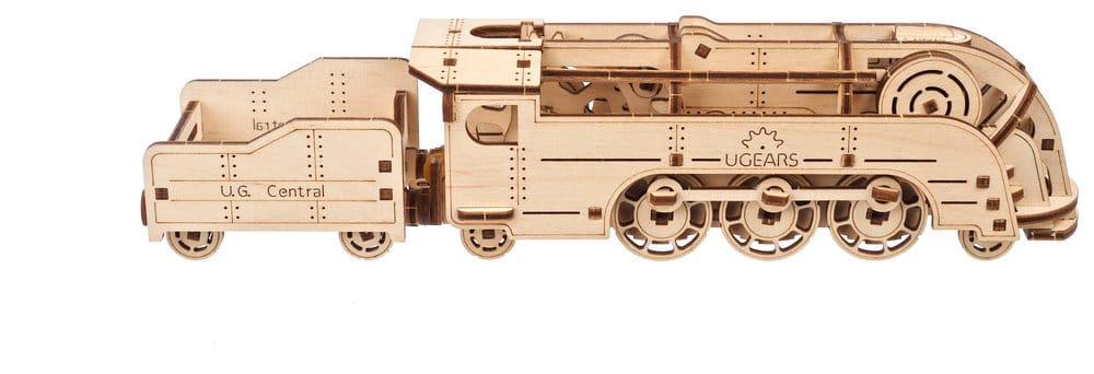 Ugears Puzzle de madera 3D Mini Locomotora