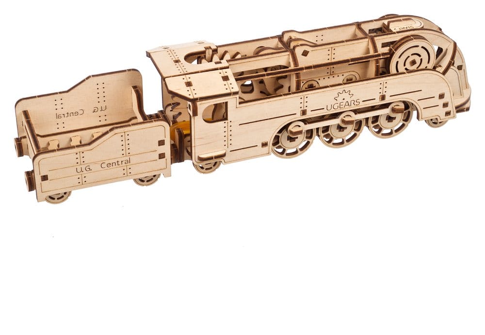 Ugears Puzzle de madera 3D Mini Locomotora