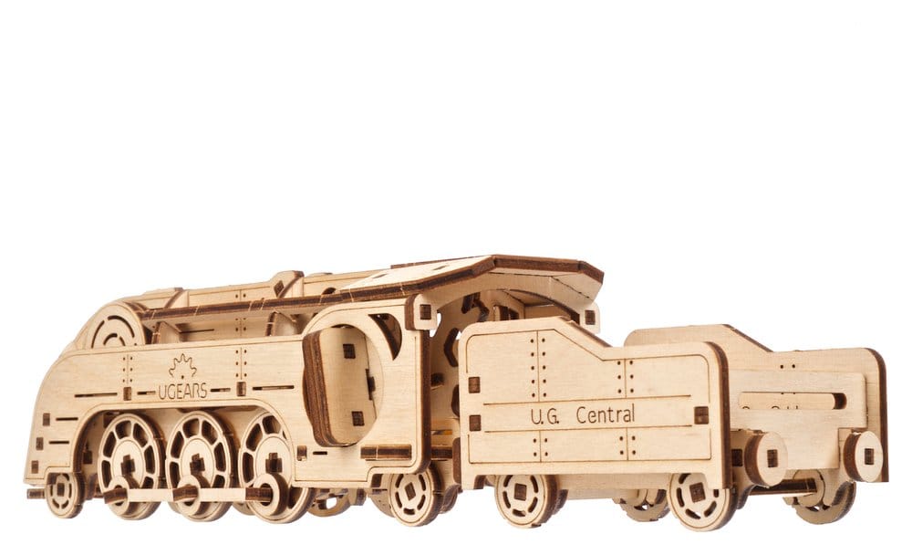 Ugears Puzzle de madera 3D Mini Locomotora