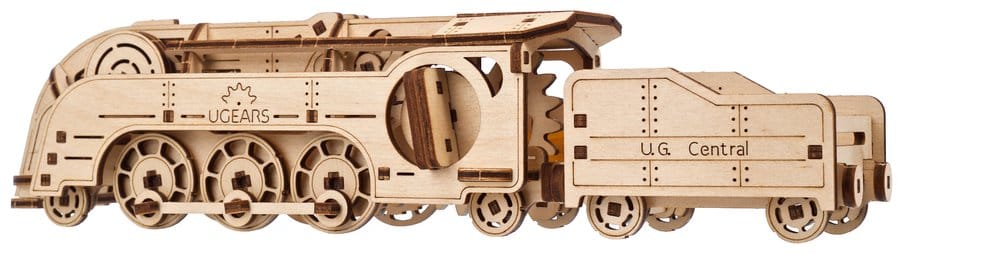 Ugears Puzzle de madera 3D Mini Locomotora