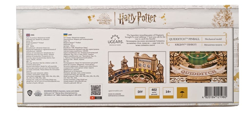 Harry Potter Puzzle de madera 3D Quidditch Flíper