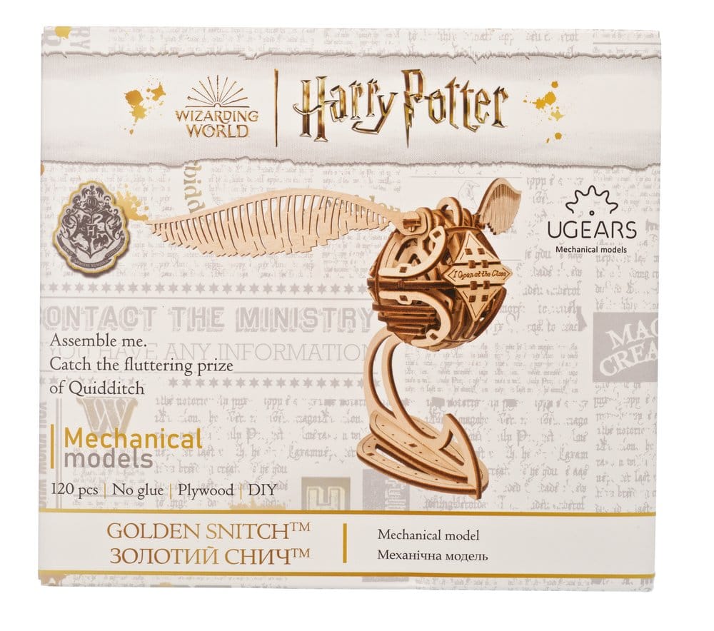 Harry Potter Puzzle de madera 3D Snitch Dorada