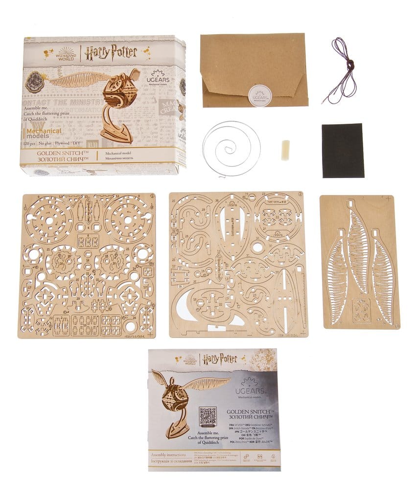 Harry Potter Puzzle de madera 3D Snitch Dorada