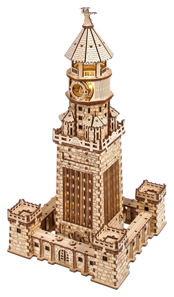 Ugears Puzzle de madera 3D Faro de Alejandría