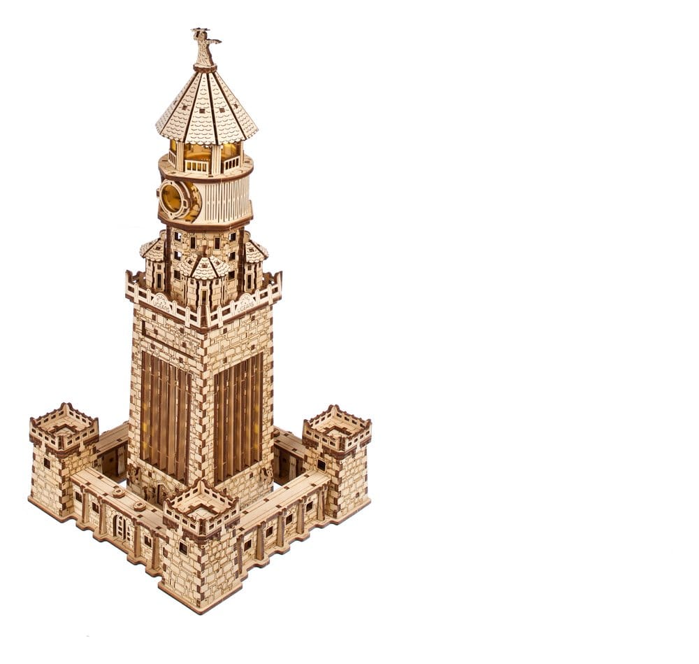 Ugears Puzzle de madera 3D Faro de Alejandría