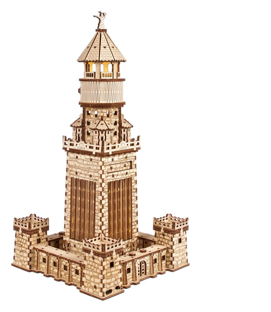 Ugears Puzzle de madera 3D Faro de Alejandría