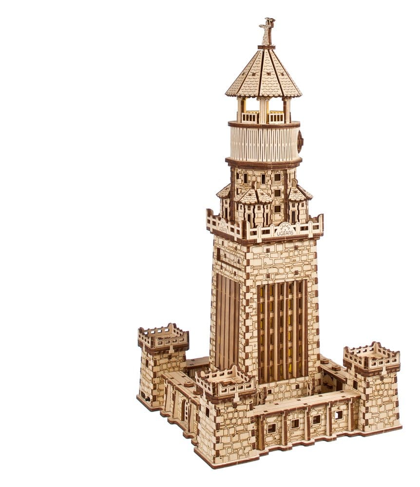 Ugears Puzzle de madera 3D Faro de Alejandría