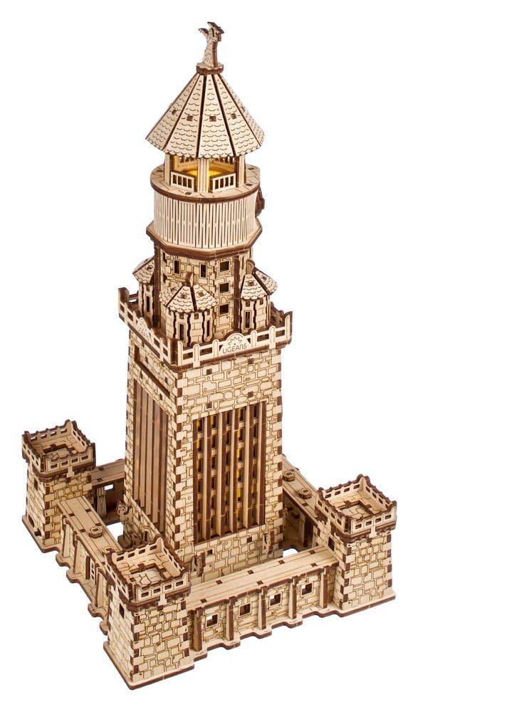 Ugears Puzzle de madera 3D Faro de Alejandría