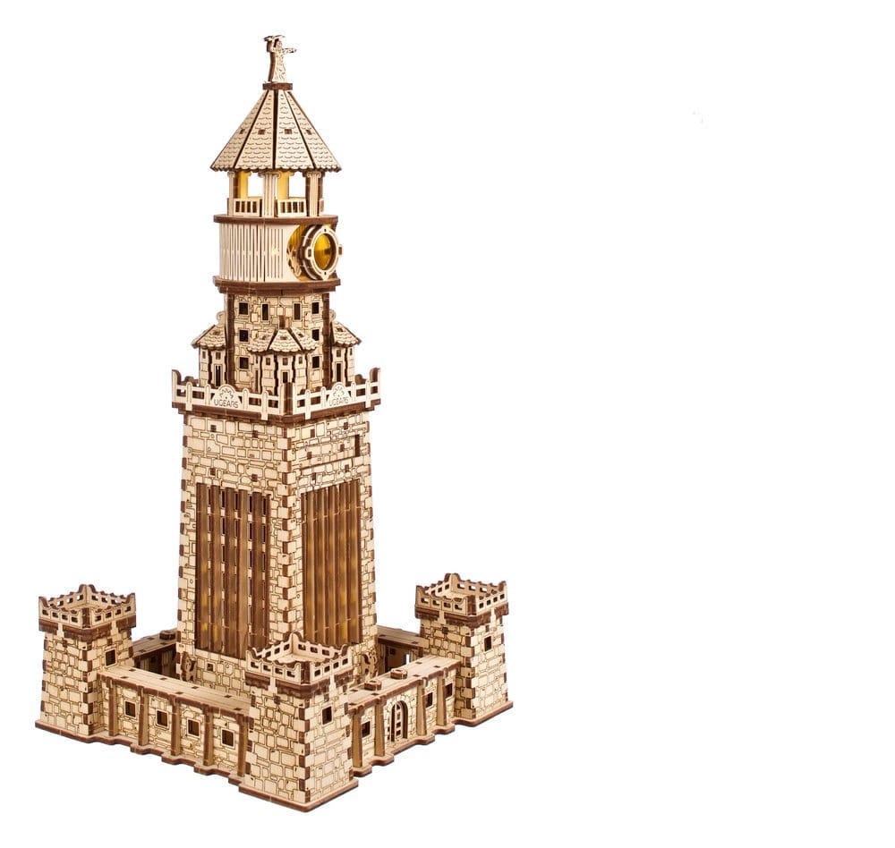 Ugears Puzzle de madera 3D Faro de Alejandría