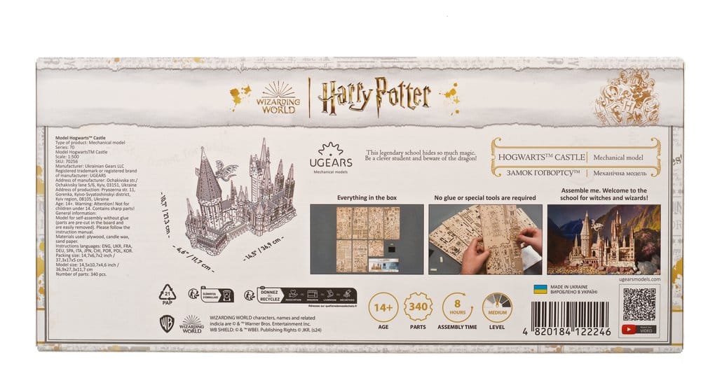 Harry Potter Puzzle de madera 3D Castillo de Hogwarts