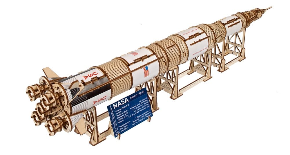 NASA Puzzle de madera 3D Saturn V Frikytopia