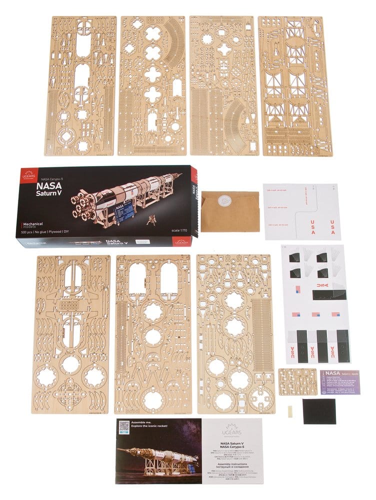 NASA Puzzle de madera 3D Saturn V