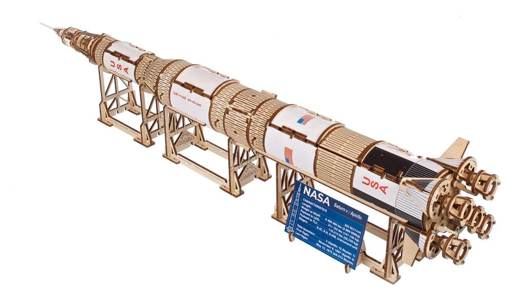 NASA Puzzle de madera 3D Saturn V
