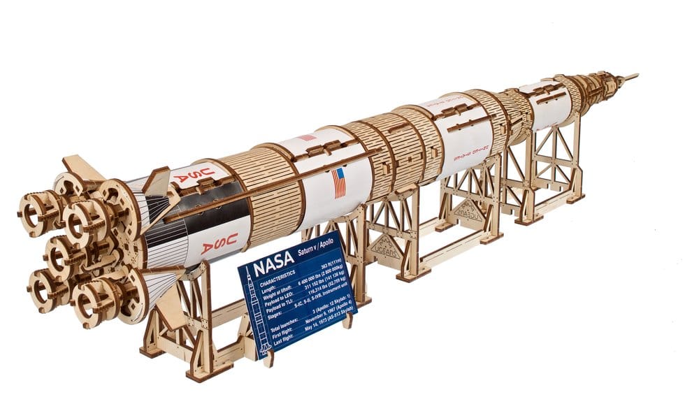 NASA Puzzle de madera 3D Saturn V