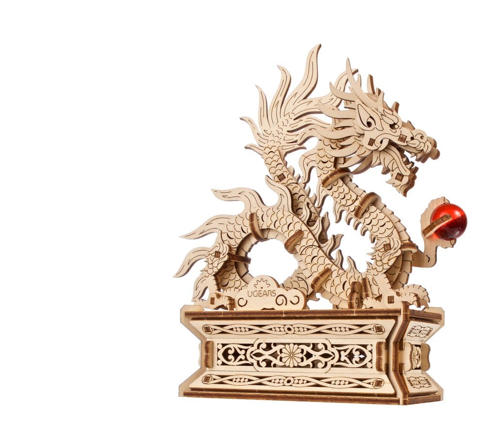 Ugears Puzzle de madera 3D Dragón de madera
